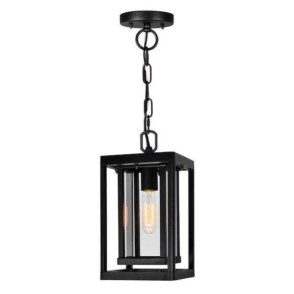 Cwi Lighting Mulvane 1 Light Black Outdoor Hanging Light 0415P7-1-101 - main